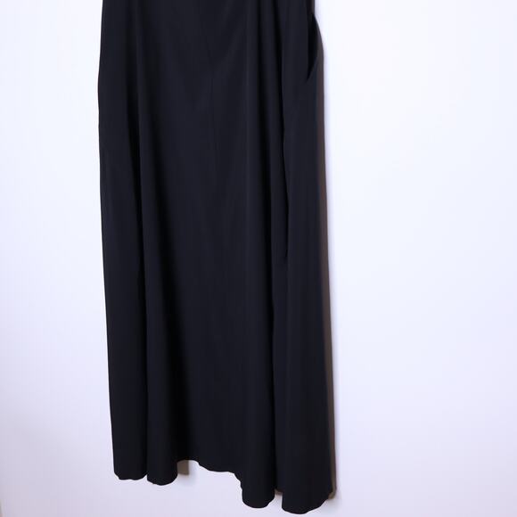 ATHLETA Ryder Dress Black Midi Length A-Line Cut Out Back Casual Women's S Tall - Picture 9 of 15